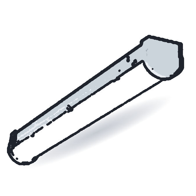 Waterproof LED batten